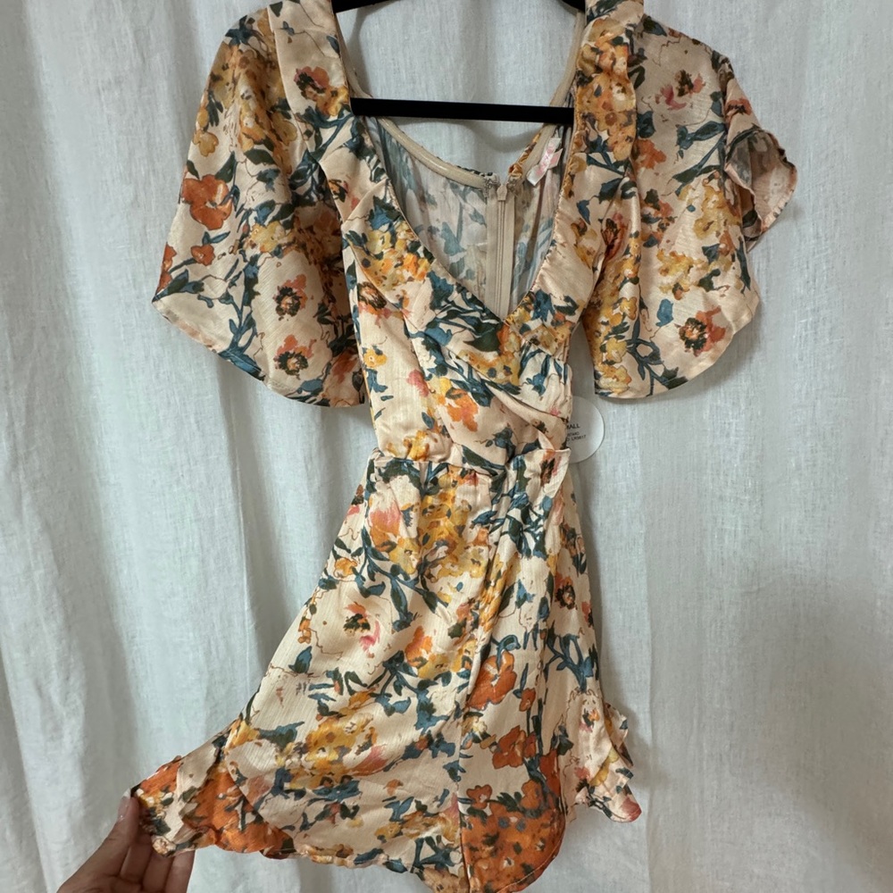 FLORAL ROMPER